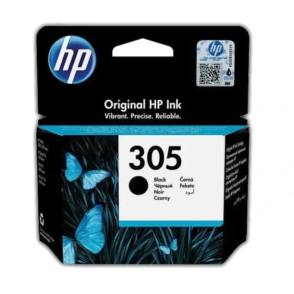 GENUINE INK HP INΚJET BLACK ΝΟ 305 120PGS