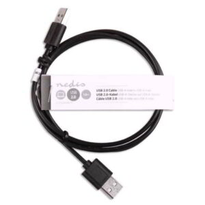 ΚΑΛΩΔΙΟ USB-A 2.0 MALE – MALE 1m CCGT60000BK10