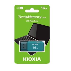 KIOXIA USB 2.0 FLASH STICK 16GB HAYABUSA AQUA U202
