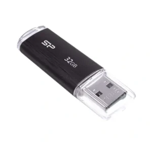 USB 2.0 FLASH STICK 32GB SILICON POWER U02 BLACK
